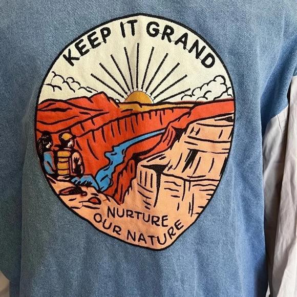 Quzu Mavi Oversized Bomber Jacket - Picture 4 of 13